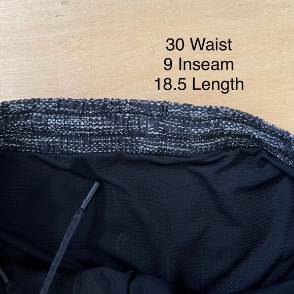 Lululemon Pace Breaker Shorts M Black Workout Summer Athleisure Sportswear - Picture 5 of 8